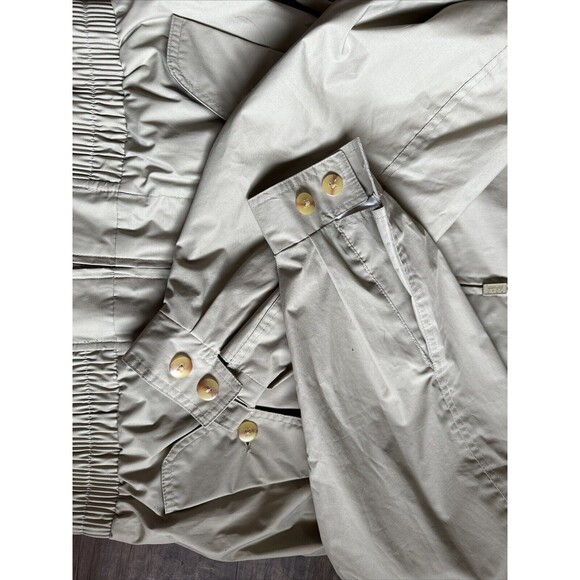 Gear For Sport Jacket Men’s Size Small Canada Khaki Roll Up Collar Vtg Y2K Clean - Picture 8 of 10